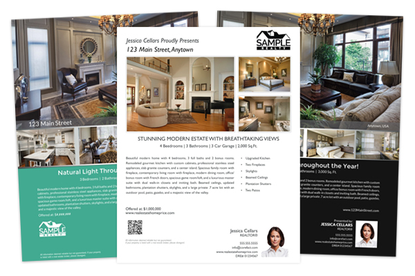 real estate property flyers