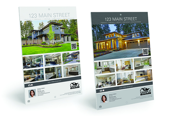real estate property flyer signs
