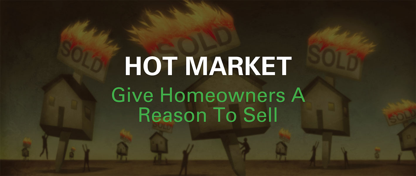 Real Estate Hot Market Postcards